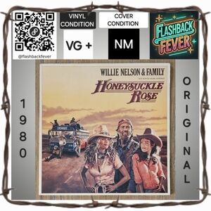 WILLIE NELSON•Honeysuckle Rose•1980 US Stereo 2xLP• #S2 36752•Col